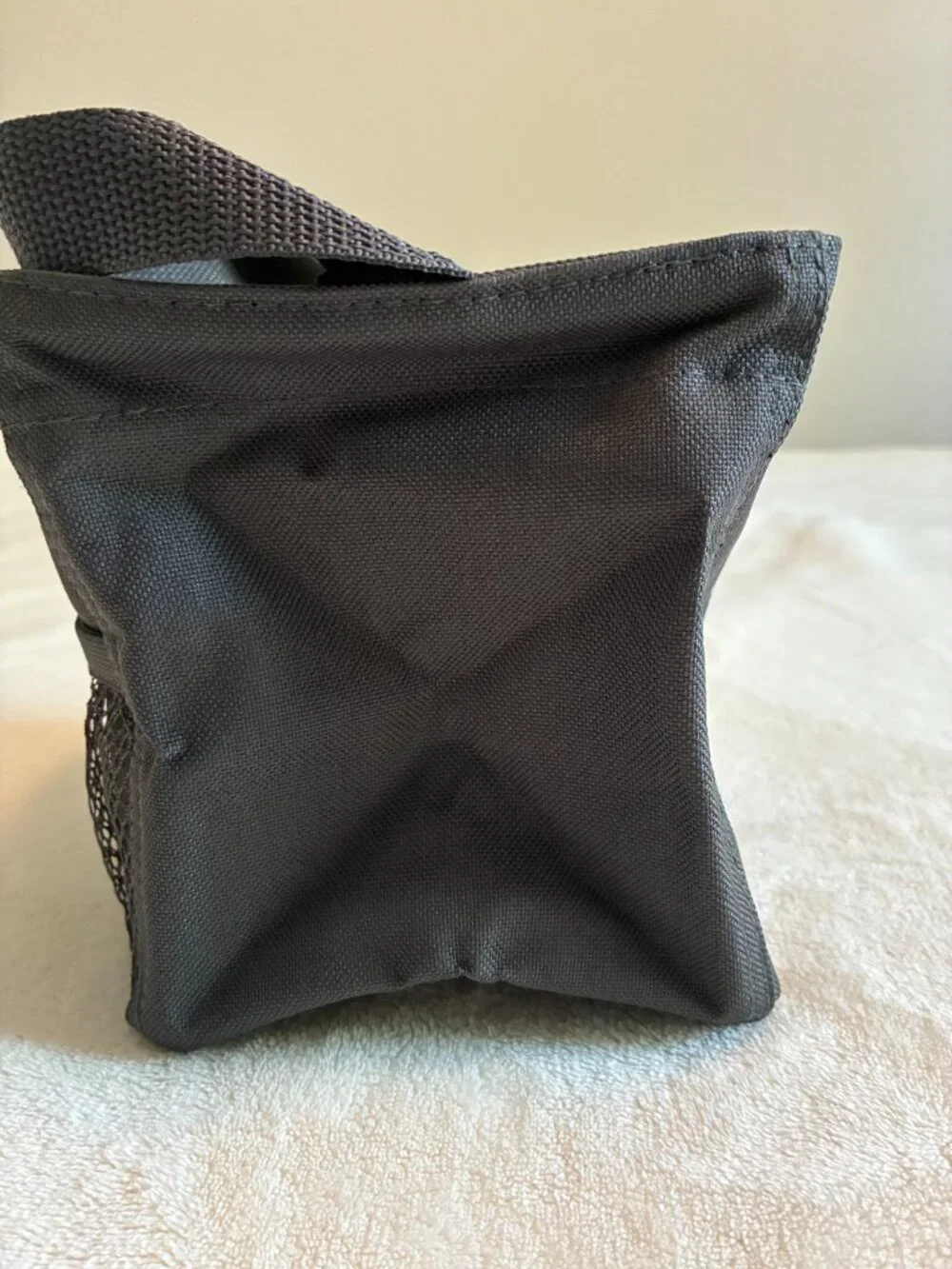 Thirty-One Littles Carry-All Caddy Gray Bicycle Print NWT Organizer Storage Bin